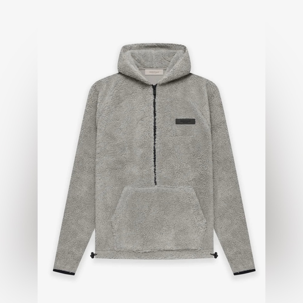 Essentials Polar Fleece Half Zip Hoodie